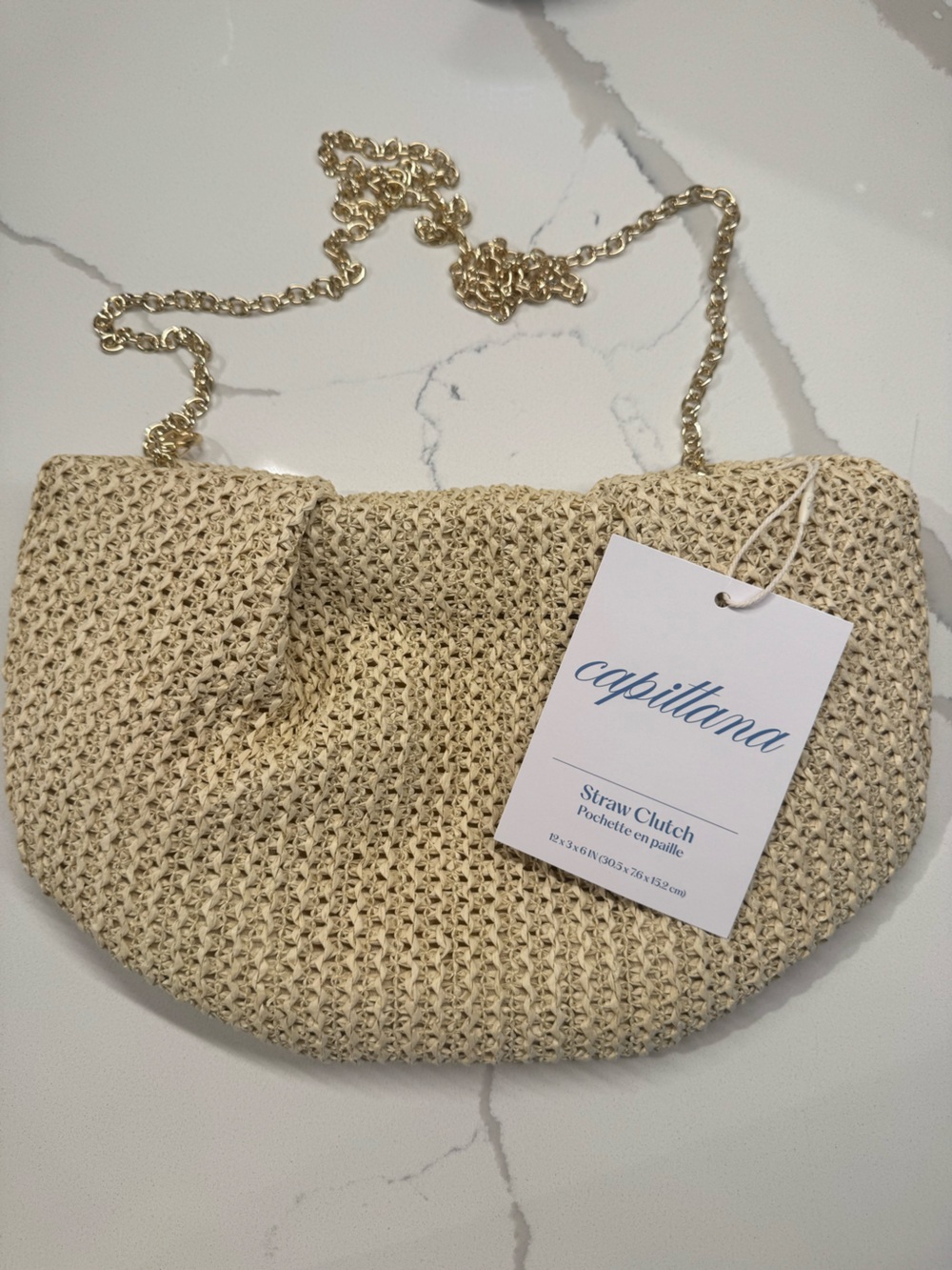 Capittana Straw Clutch - NEW